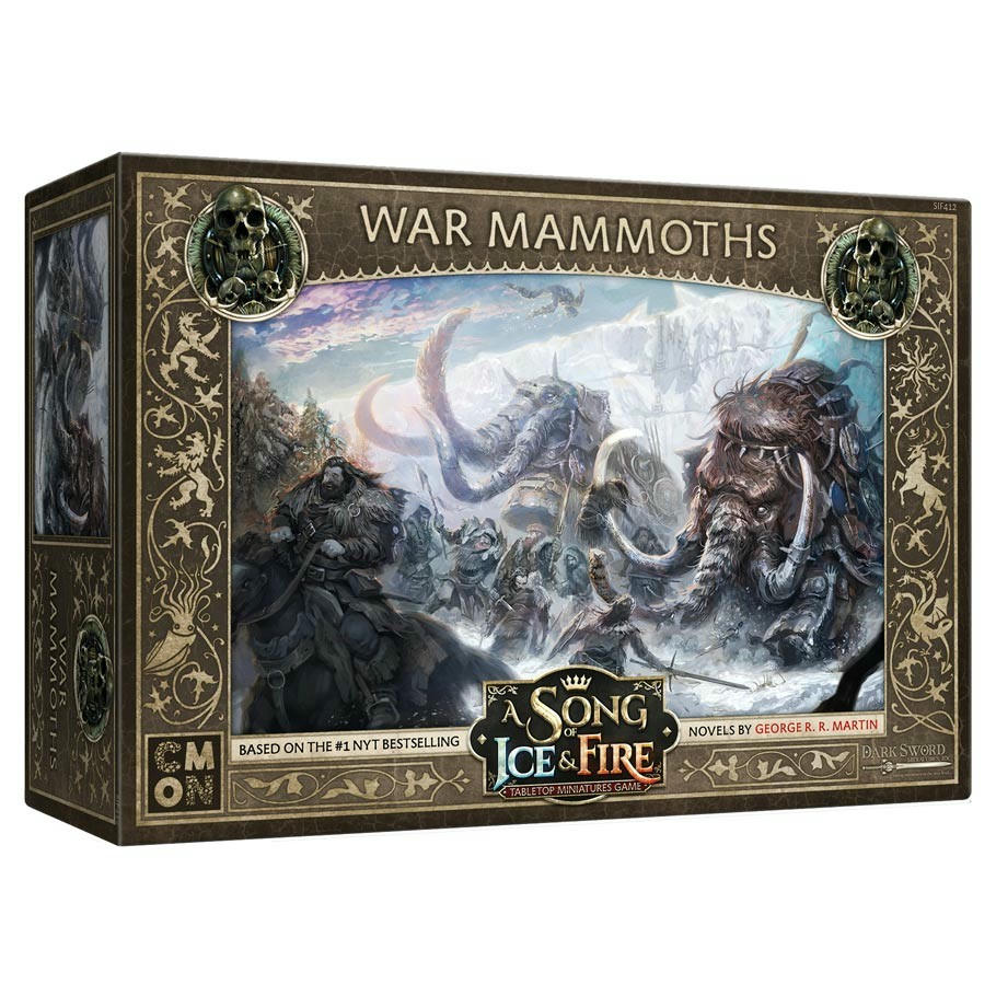 Image of A Song of Fire & Ice Miniatures Game: Free Folk War Mammoths COLSIF412