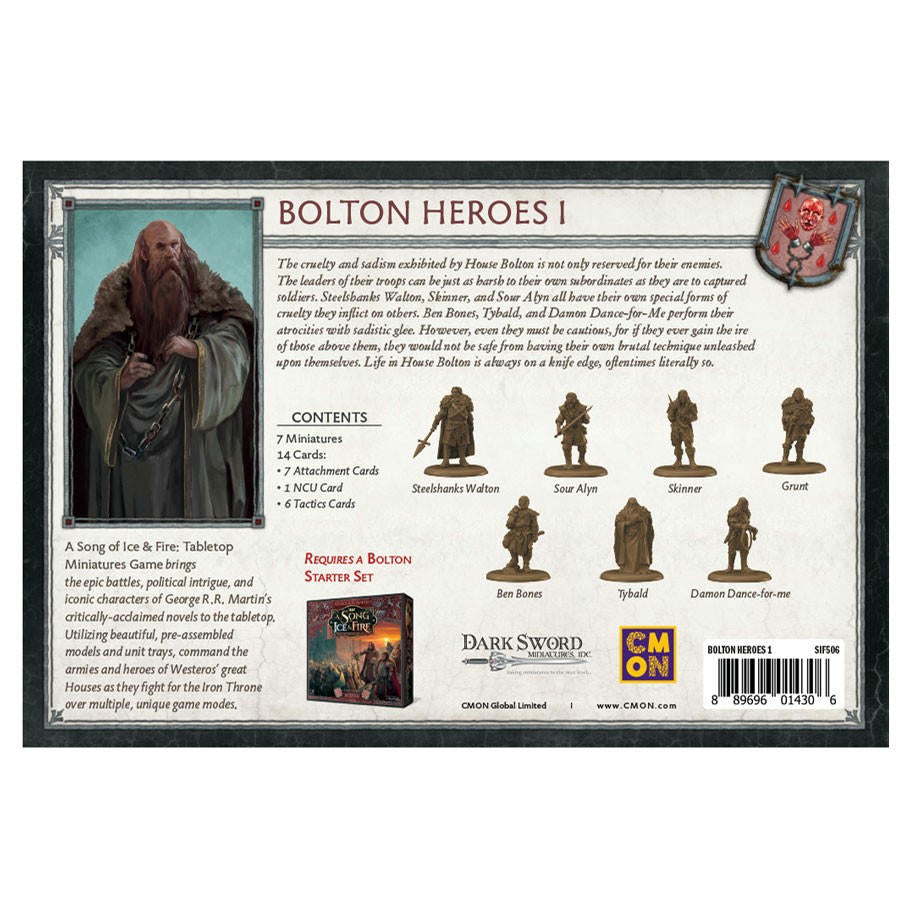 Image of A Song of Fire & Ice Miniatures Game: Bolton Heroes I Expansion COLSIF506