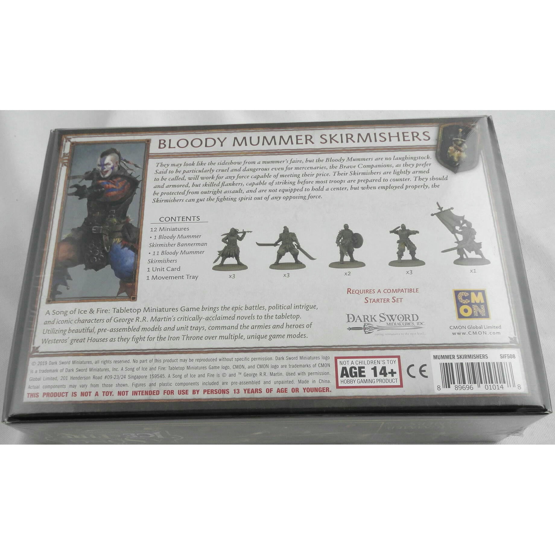 Image of A Song of Fire & Ice Miniatures Game: Bloody Mummers Skirmishers Expansion Set 