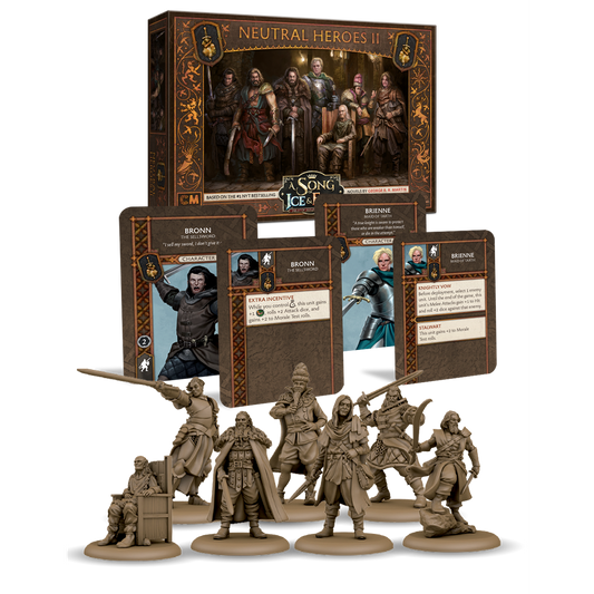 Image of A Song of Fire & Ice Miniatures Game: Neutral Heroes II Expansion COLSIF510 #2