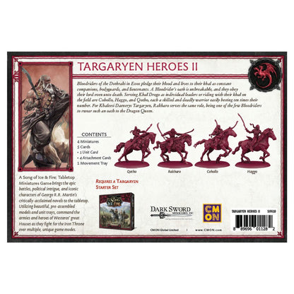 Image of A Song of Fire & Ice Miniatures Game: Targaryen Heroes II COLSIF610