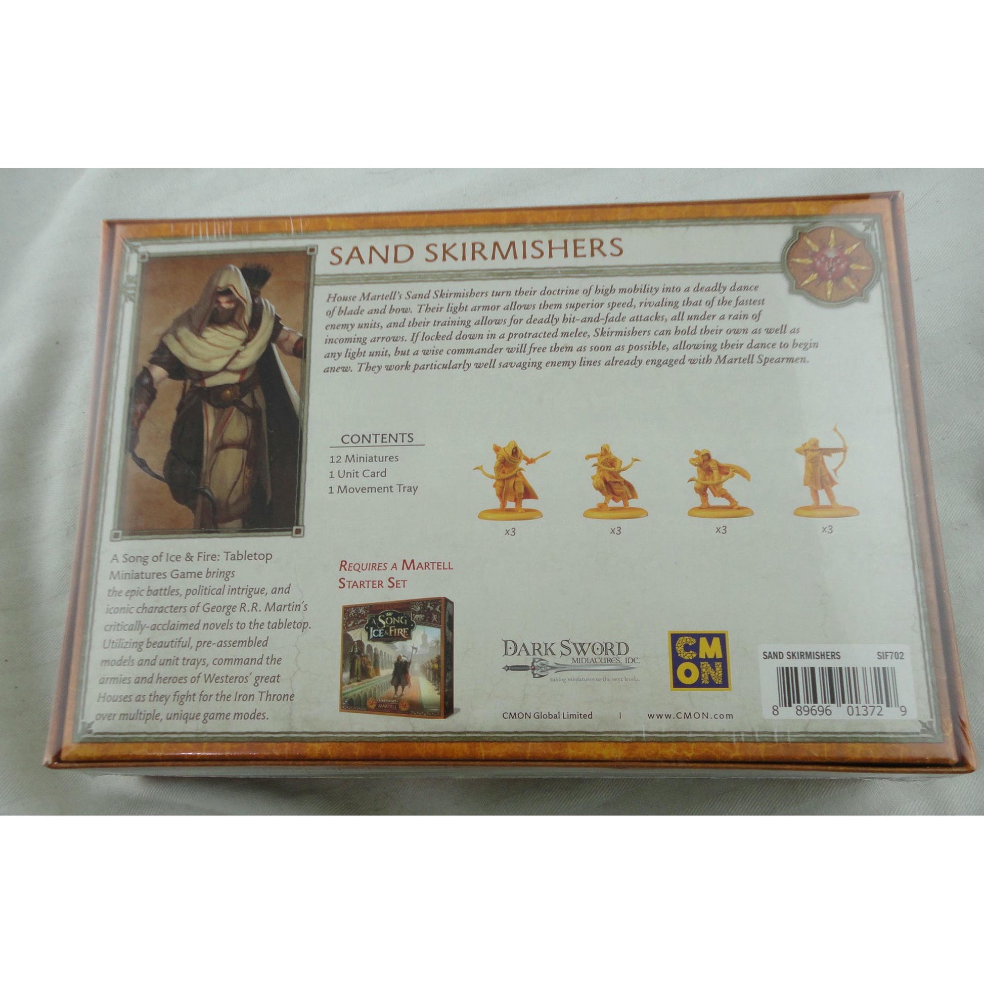 Image of A Song of Fire & Ice Miniatures Game Martell Sand Skirmishers COLSIF702