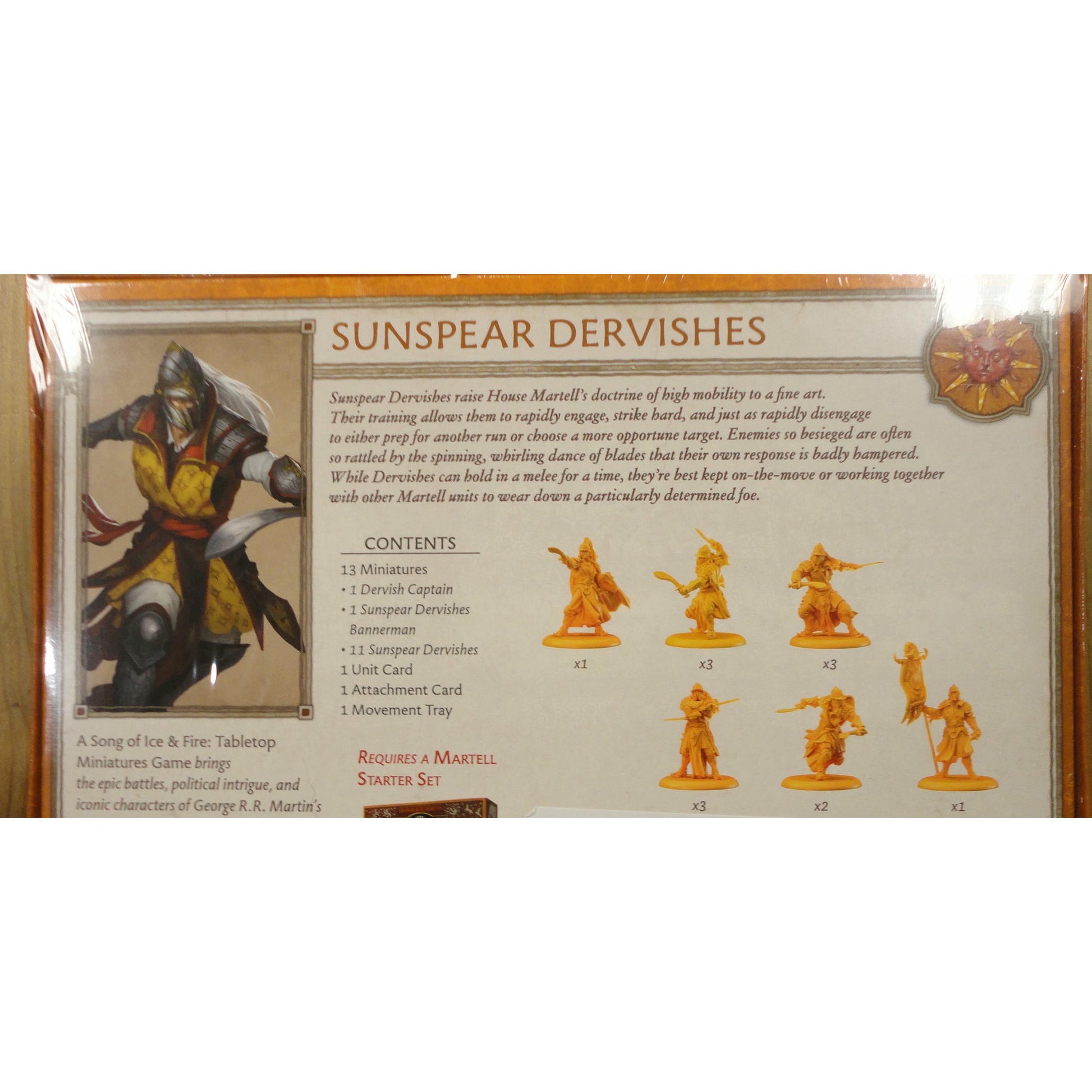 Image of A Song of Fire & Ice Miniatures Game Martell Sunspear Dervishes COLSIF703