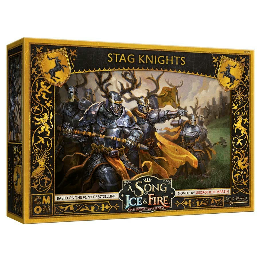 Image of A Song of Fire & Ice Miniatures Game: Baratheon Stag Knights Expansion COLSIF803