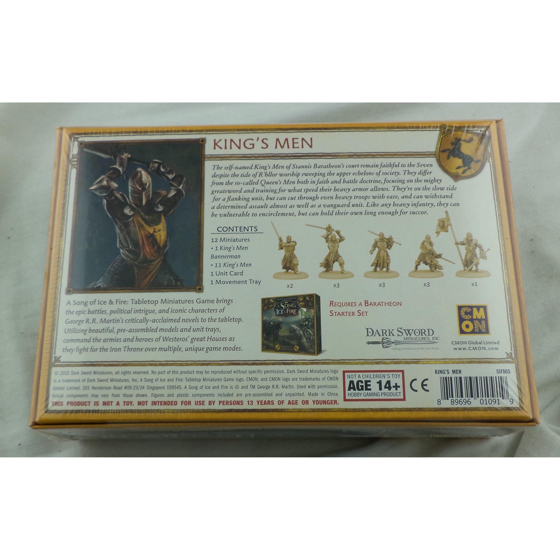 Image of A Song of Fire & Ice Miniatures Game: Baratheon King's Men Expansion COLSIF805