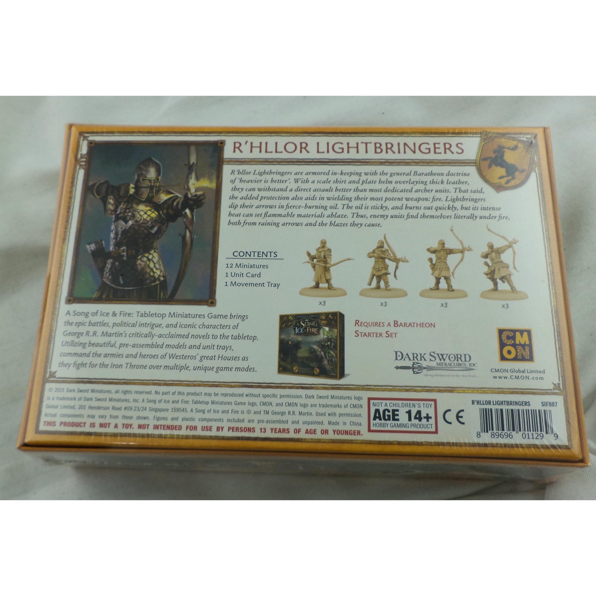 Image of A Song of Fire & Ice Miniatures Game Baratheon R'hllor Lightbringers SIF807