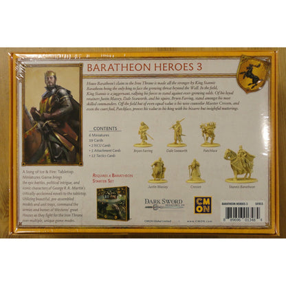 Image of A Song of Fire & Ice Miniatures Game: Baratheon Heroes 3 Expansion SIF815