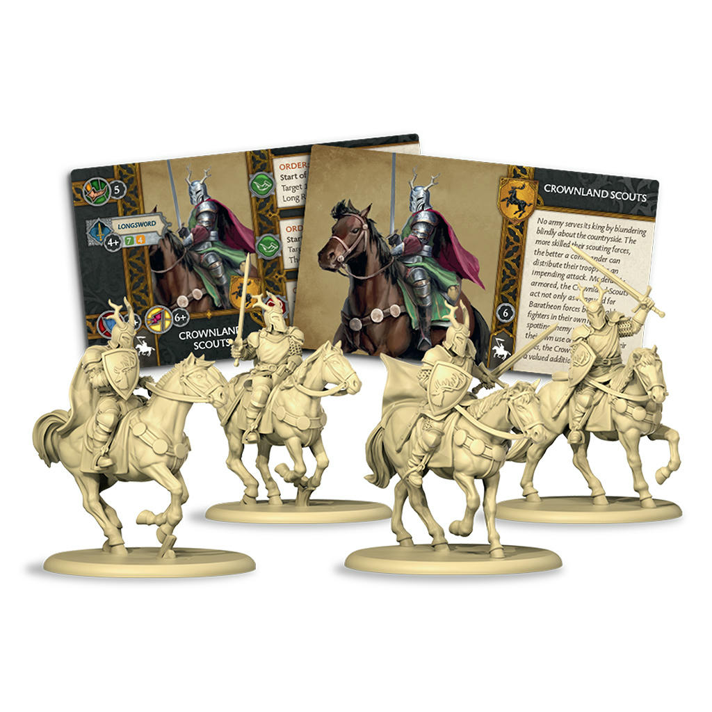 Image of A Song of Fire & Ice Miniatures Game: Baratheon Crownland Scouts SIF818