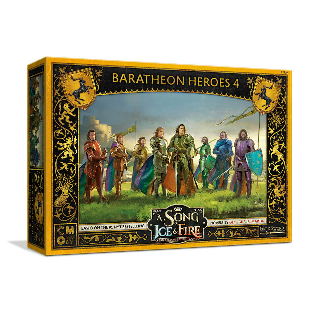 Image of A Song of Fire & Ice Miniatures Game: Baratheon Heroes 4 Expansion SIF820