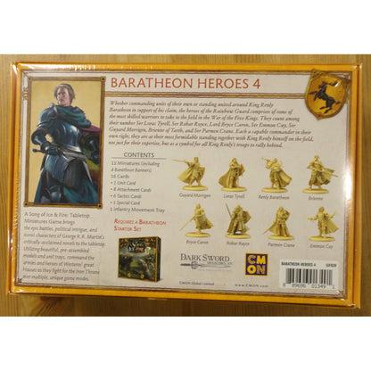 Image of A Song of Fire & Ice Miniatures Game: Baratheon Heroes 4 Expansion SIF820