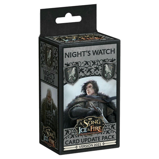 Image of A Song of Fire & Ice Miniatures Game: Night's Watch Faction Card Update Pack
