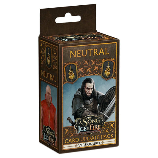 Image of A Song of Fire & Ice Miniatures Game: Neutral Faction Card Update Pack (2021)
