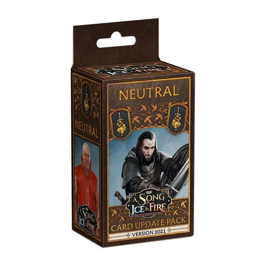 A Song of Fire & Ice Miniatures Game: Neutral Faction Card Update Pack (2021)