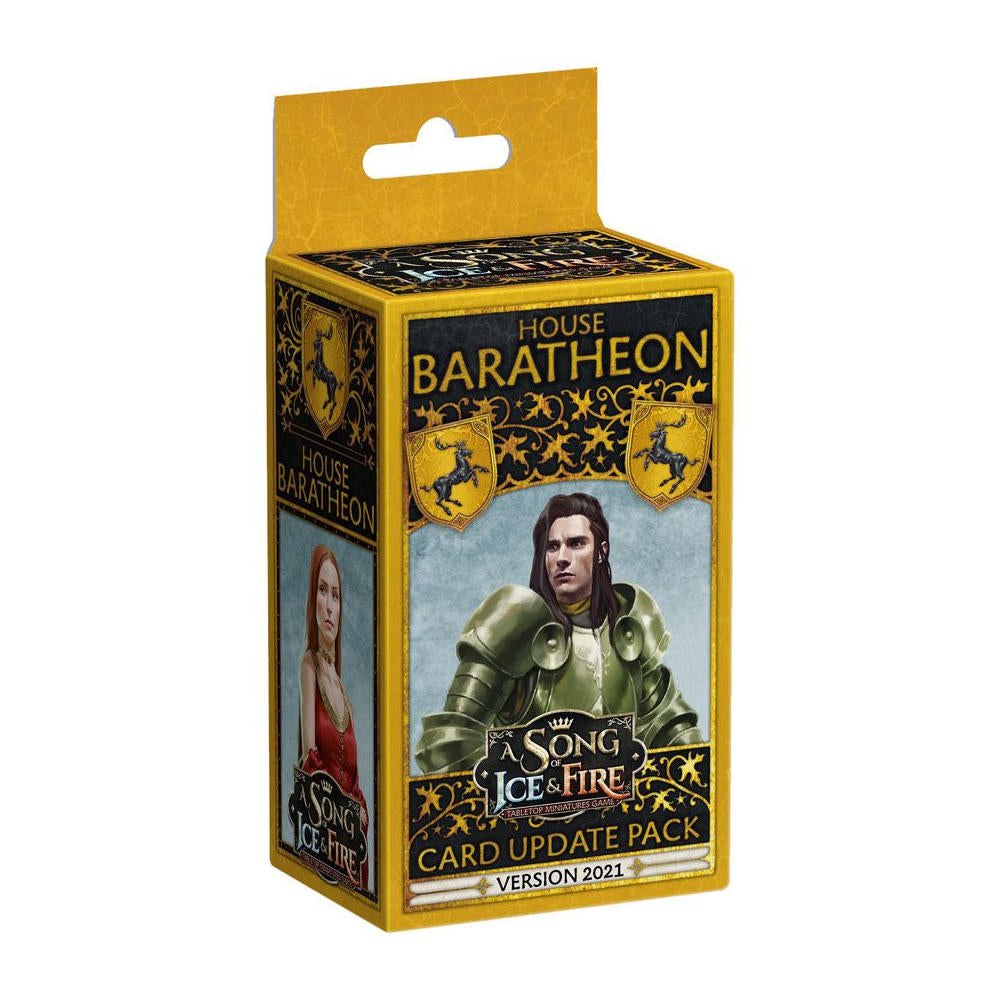 A Song of Fire & Ice Miniatures Game: House Baratheon Faction Card Update Pack