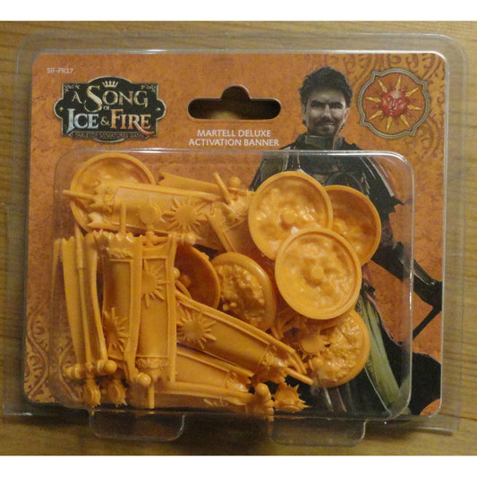 Image of A Song of Fire & Ice Miniatures Game Martell Deluxe Activation Banners (10pcs)