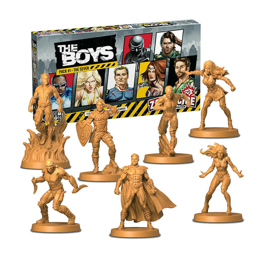 Image of Zombicide 2nd Ed The Boys Pack #1: The Seven Survivor Set COLZCD-PR10