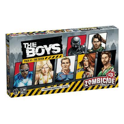 Image of Zombicide 2nd Ed The Boys Pack #1: The Seven Survivor Set COLZCD-PR10