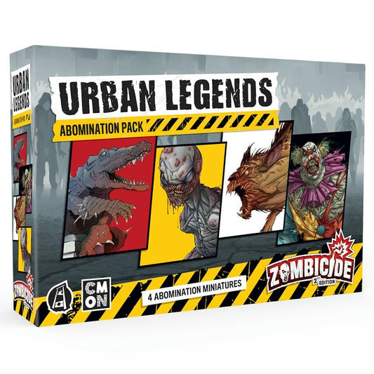 Image of Zombicide 2nd Ed Urban Legends Abomination Expansion Set CMON ZCD004 Zombiecide