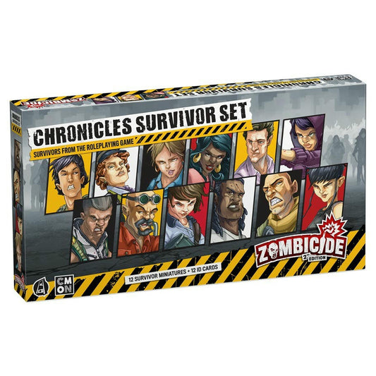 Image of Zombicide 2nd Ed Chronicles Survivors Expansion Set CMON ZCD005 Zombiecide