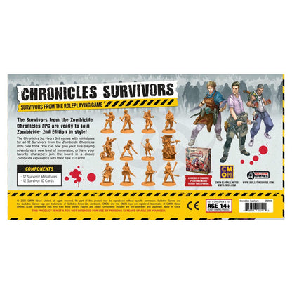Image of Zombicide 2nd Ed Chronicles Survivors Expansion Set CMON ZCD005 Zombiecide