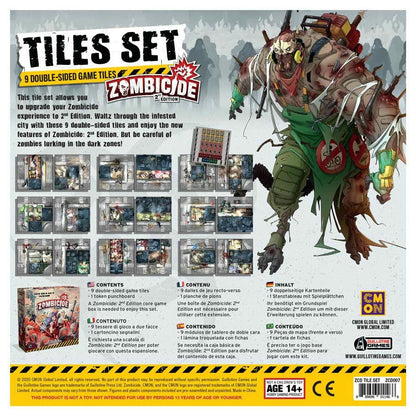 Image of Zombicide 2nd Ed Board Game Tile Set by CMON ZCD007 Zombiecide