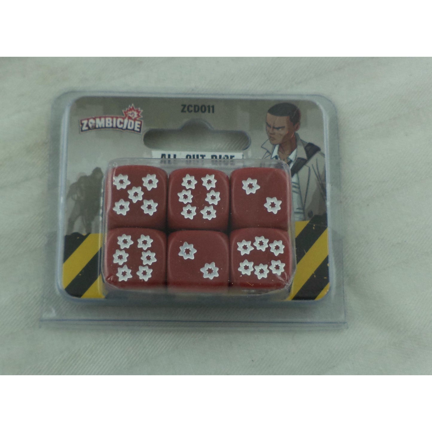 Image of Zombicide 2nd Ed Board Special Red All-Out Dice Set CMON ZCD011 Zombiecide
