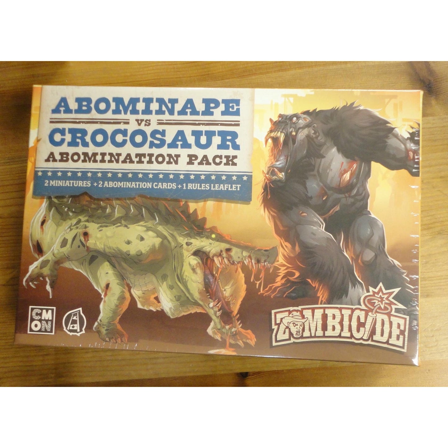 Image of Zombicide: Undead or Alive Abominape vs Crocosaur Abomination Pack Kickstarter