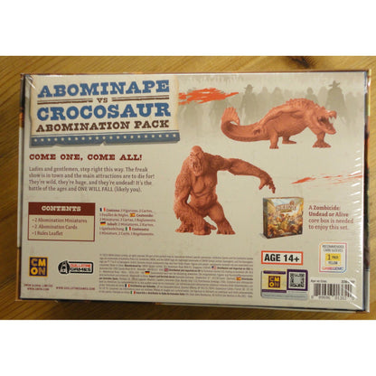 Image of Zombicide: Undead or Alive Abominape vs Crocosaur Abomination Pack Kickstarter