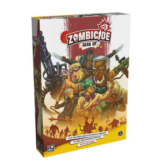 Image of Zombicide: Gear Up Flip-And-Write board game CMON ZGU001 Zombiecide