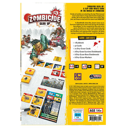 Image of Zombicide: Gear Up Flip-And-Write board game CMON ZGU001 Zombiecide