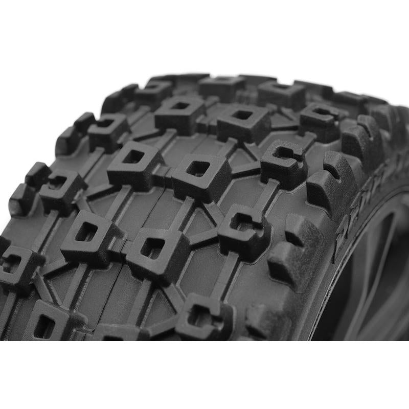 Image of Asuga XLR Off-Road Tires Low Profile Glued on Black Rim