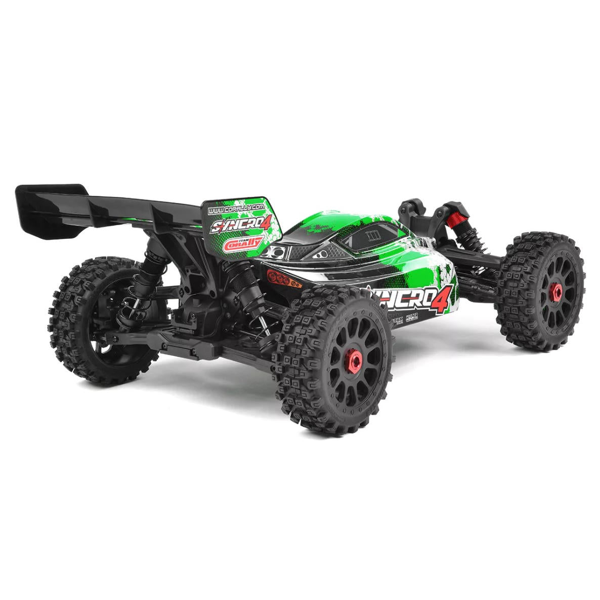 Image of Syncro-4 1/8 4S Brushless Off Road Buggy, RTR, Green
