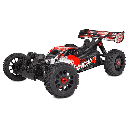 Image of Syncro-4 1/8 4S Brushless Off Road Buggy, RTR, Red