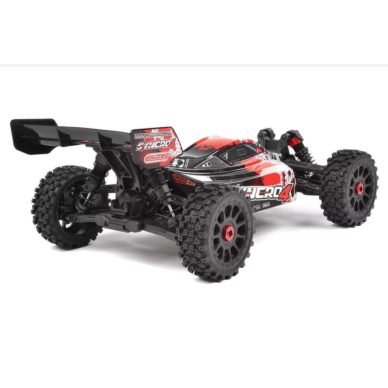Image of Syncro-4 1/8 4S Brushless Off Road Buggy, RTR, Red