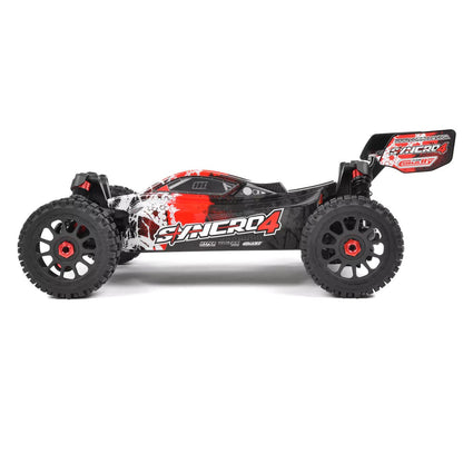 Image of Syncro-4 1/8 4S Brushless Off Road Buggy, RTR, Red