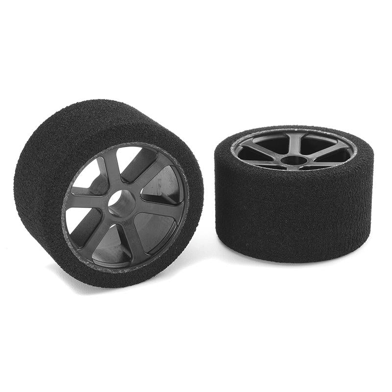 Image of CoRally Attack Circuit 35SH Double-Pink 1/12 Pan Car Front Foam Tires (2pcs) 