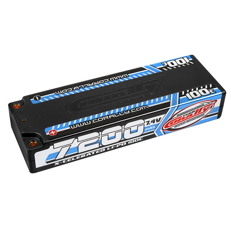 Image of 7200mAh 7.4v 2S 100C X-Celerated Hardcase Lipo