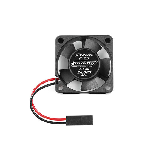 Image of Ultra Hi-Speed 30mm ESC Cooling Fan, Ball Bearing, 6-8.4v w/Black Plug COR53104