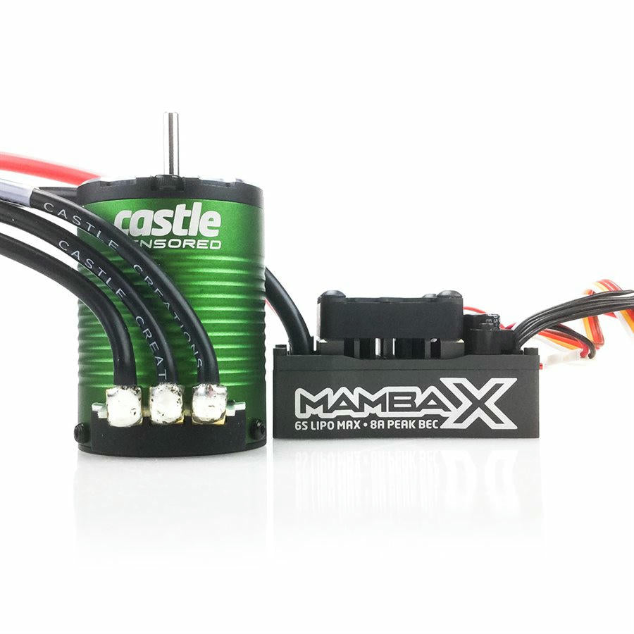 Image of Castle Creations Mamba X 1/10th ESC & 5700kV 1406 Brushless Motor CSE010-0155-02