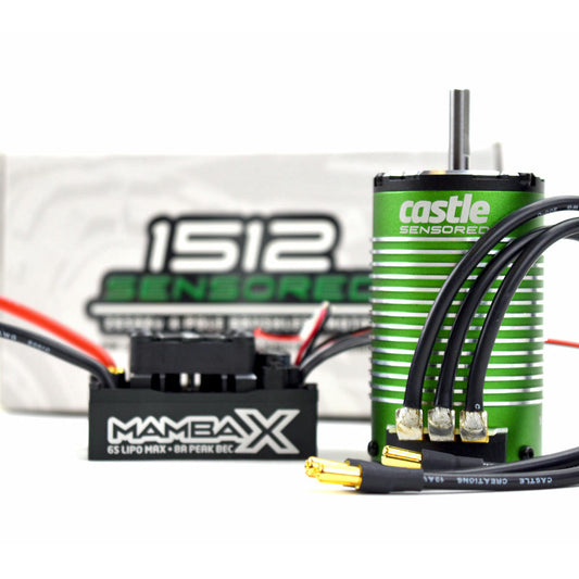 Mamba X 25.2V WP ESC & 1512- 1800KV Sensored Motor Combo