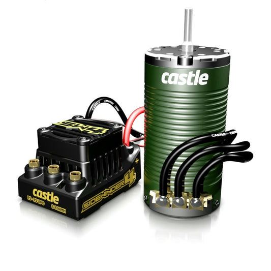 Image of Castle Creations Sidewinder 4 ESC & 1415-2400kV 4x4 Monster Truck Motor Combo