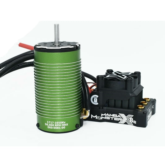 Image of Castle Creations 1/6 33.6V Mamba Monster X 8S Brushless ESC/1650kV 4-Pole Motor