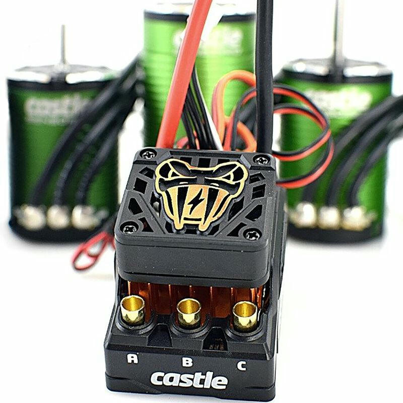Image of Castle Creations Copperhead 10 ESC / Sensored 3800kv Brushless Motor Combo