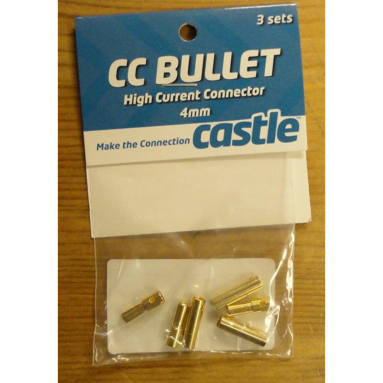 Image of Castle Creations 4mm Bullet Connectors (3 Male/Female Sets) CSECCBUL43