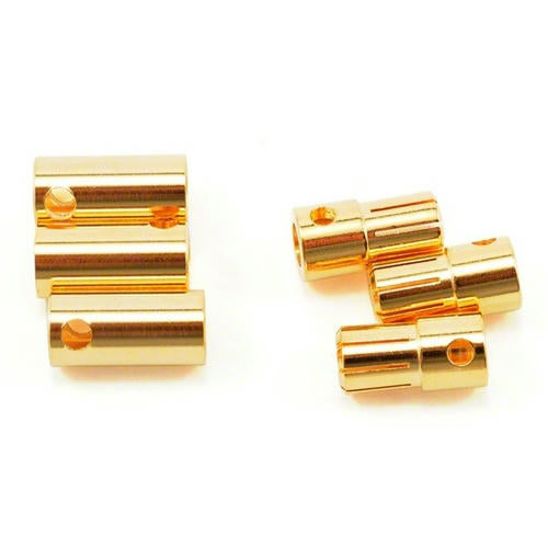 Image of Castle Creations 6.5mm Bullet Connectors 13G/8G 200A (3 Sets) CSECCBUL653