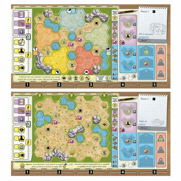 Image of Ark Nova Board Game: Zoo Map Pack 1 by Capstone Games CSGFS5101