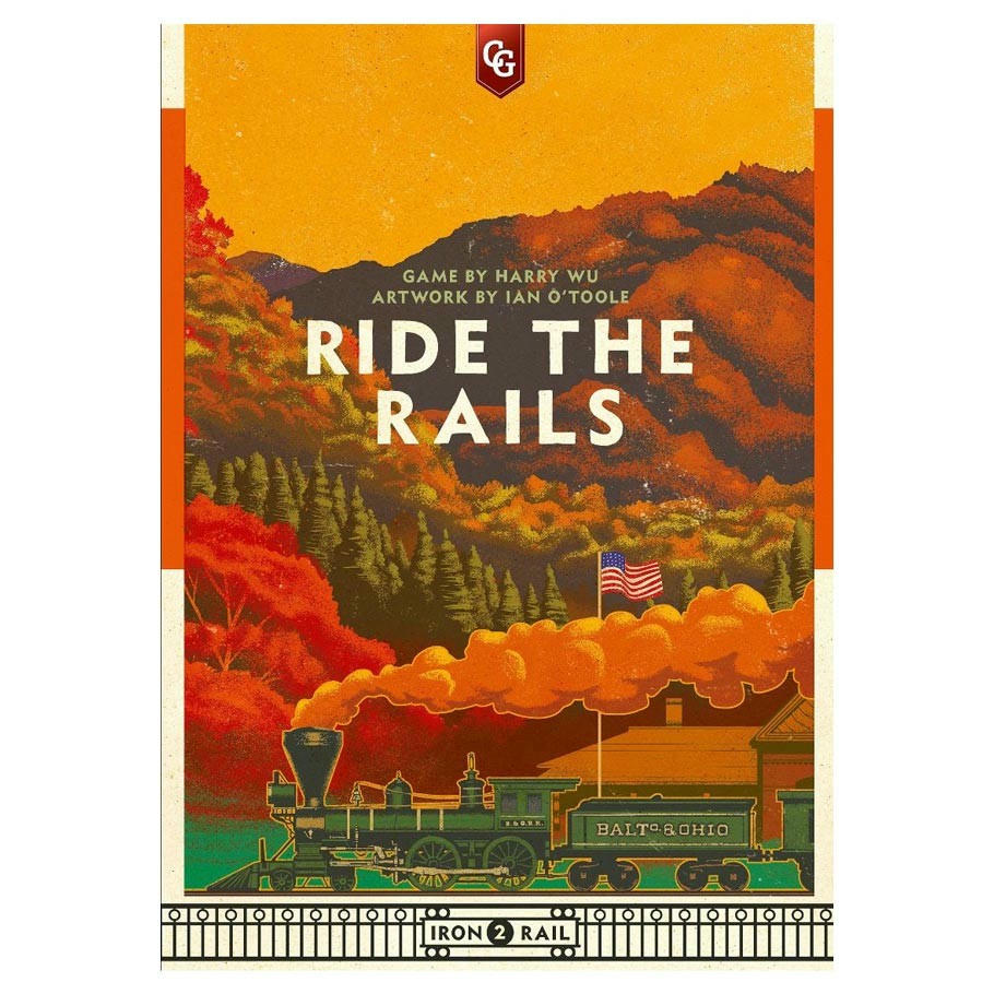 Image of Iron Rails: Ride The Rails Board Game by Capstone CSGIR201