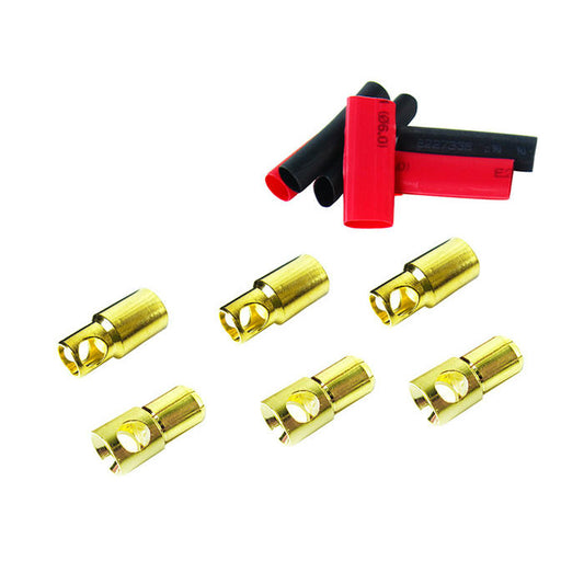 Image of Lectron Pro 6mm Bullet Connectors ( 3 Male, 3 Female) CSRBC6MM-3P