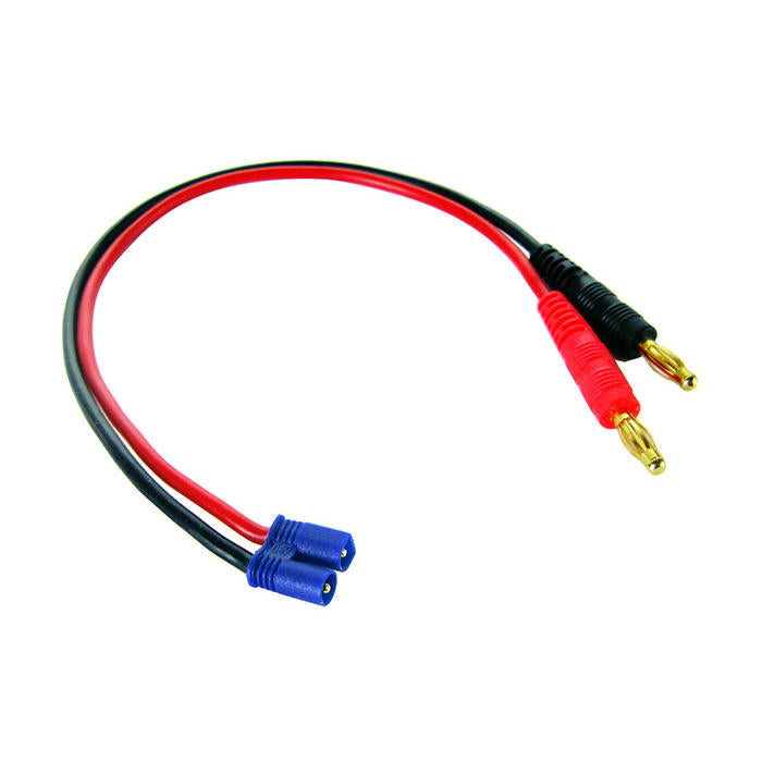 Image of Lectron Pro EC2 Battery Charger Lead/Adapter w/Banana Plugs CSRBP2EC2M
