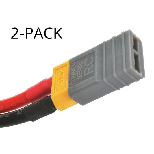 Image of Battery Adapter (Adapts an XT60 Battery to fit Traxxas (R) ESC) CSRCSA-TFXM-2PK